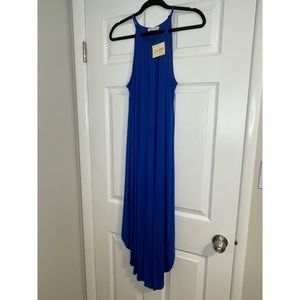 NWT Olivia Rae Womens Royal Blue Stretchy Maxi Dress